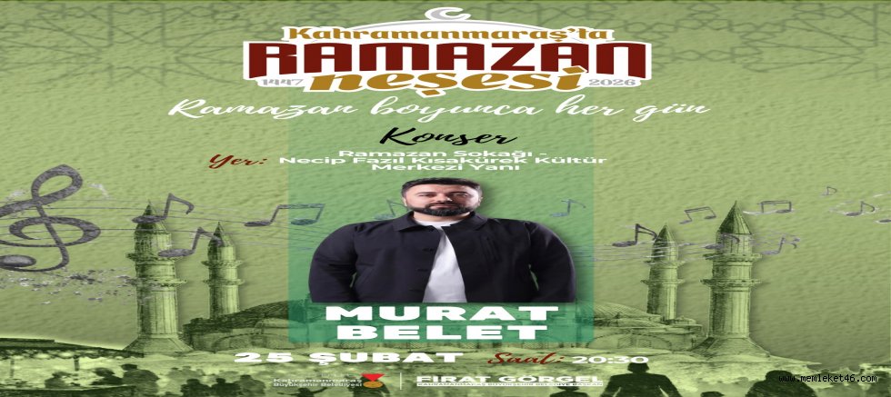 MURAT BELET, RAMAZAN SOKAĞI’NDA GÖNÜLLERE HİTAP EDECEK