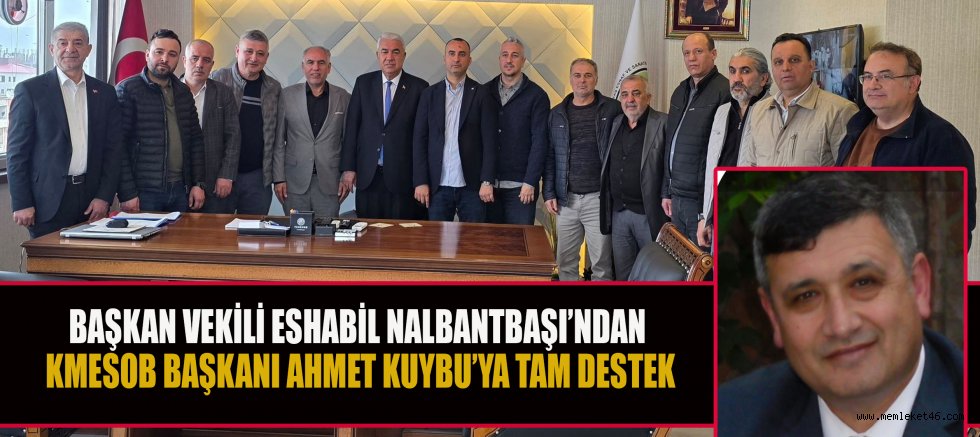 NALBANTBAŞI: AHMET KUYBU ESNAF İÇİN ÖNEMLİ ÇALIŞMALARA İMZA ATTI