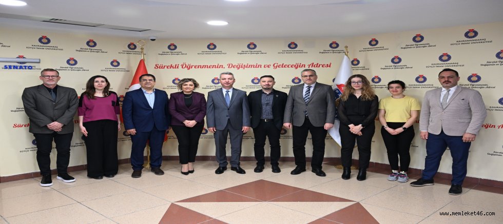 PRİZREN ÜNİVERSİTESİ HEYETİ KSÜ’DE DERS VERDİ, ERASMUS OFİSİYLE GÖRÜŞTÜ