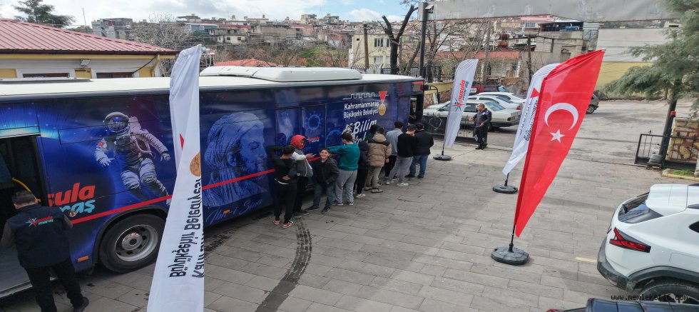 PUSULA MARAŞ’IN GEZEN BİLİM MERKEZİ YENİ MİSAFİRLERİNİ AĞIRLADI