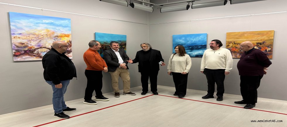 RESSAM CEMİL CANDAŞ, “SESSİZLİĞİN RENK DİLİ” TEMALI SERGİ AÇTI