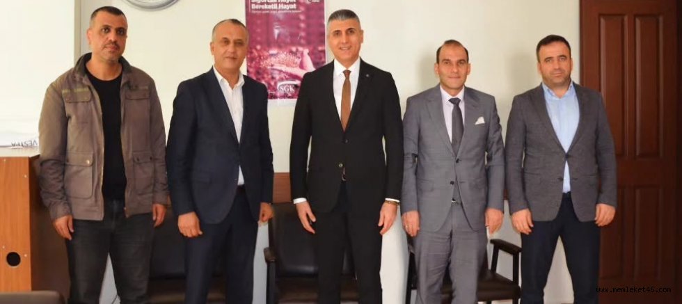 SGK İL MÜDÜRÜ KARAOĞLAN’DAN BAŞKAN ÇETİNKAYA’YA ÖNEMLİ ZİYARET!