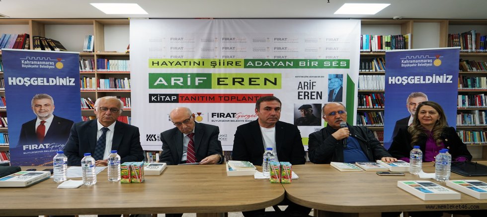 ŞİİR DOLU BİR BULUŞMA ARİF EREN KİTABI OKURLARA TANITILDI