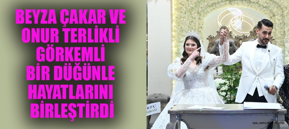 SİYASET VE İŞ DÜNYASINI BULUŞTURAN DÜĞÜN: BEYZA VE ONUR 