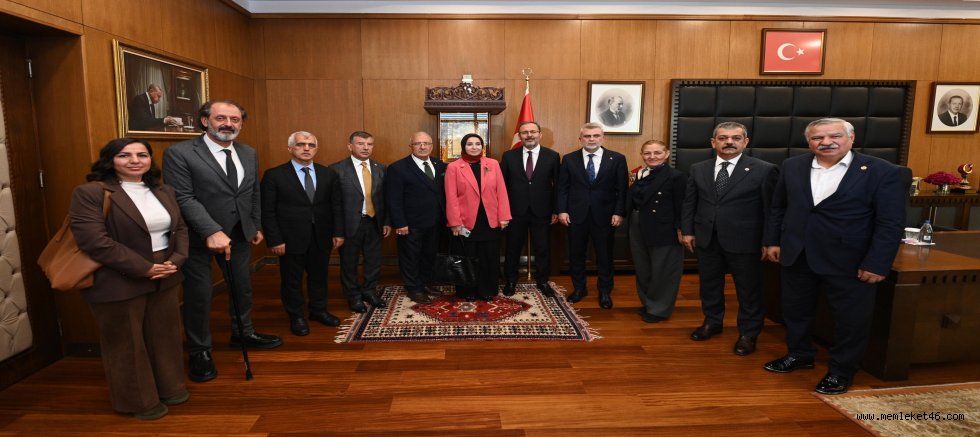 TBMM ENGELLİ ARAŞTIRMALARI KOMİSYONU’NDAN BAŞKAN GÖRGEL’E ZİYARET