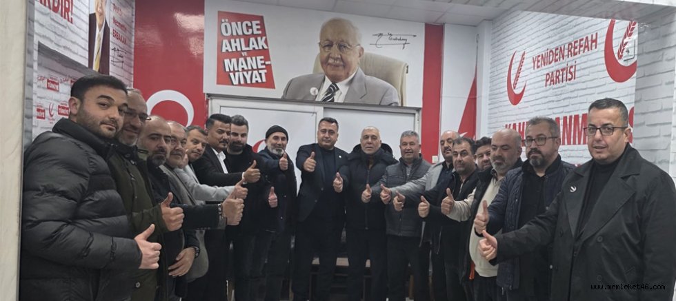 YENİDEN REFAH PARTİSİ’NE  KATILIMLAR SÜRÜYOR