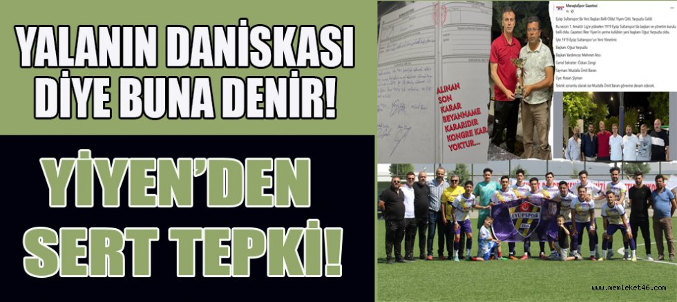 YİYEN SERT KONUŞTU: BU KADAR YALAN OLMAZ!