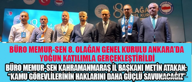 METİN ATAKAN: “SENDİKAL MÜCADELEMİZİ KARARLILIKLA SÜRDÜRECEĞİZ”