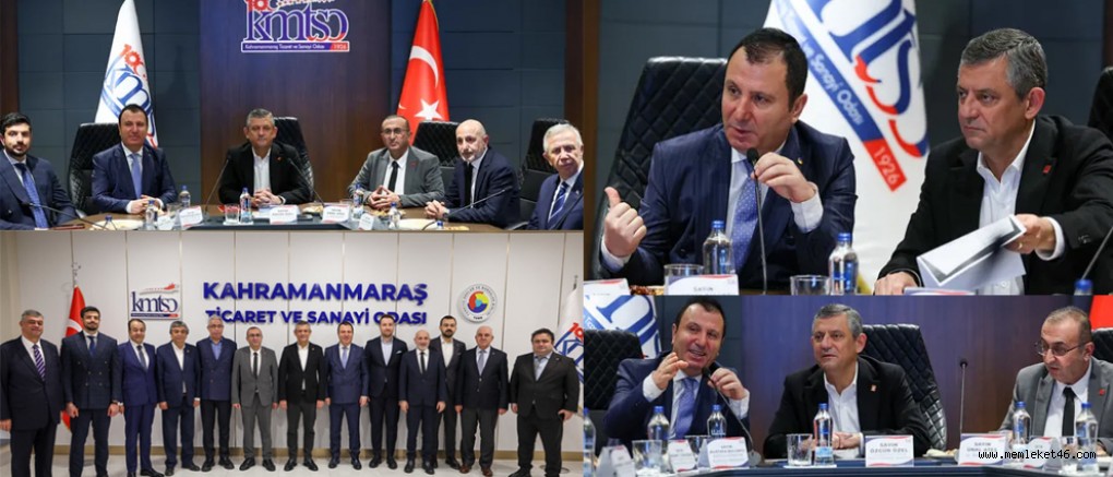 ÖZGÜR ÖZEL KAHRAMANMARAŞ’TA STK BAŞKANLARIYLA BULUŞTU  ​