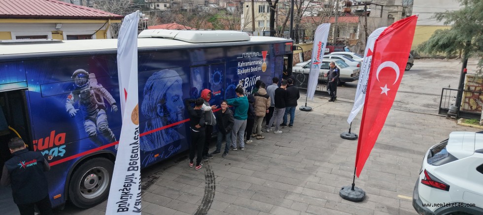PUSULA MARAŞ’IN GEZEN BİLİM MERKEZİ YENİ MİSAFİRLERİNİ AĞIRLADI