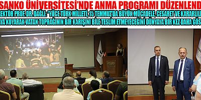 15 TEMMUZ DEMOKRASİ VE MİLLİ BİRLİK GÜNÜ