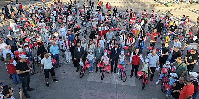 170 ÇOCUĞUN BİSİKLET HAYALİ GERÇEĞE DÖNÜŞTÜ PEDALLAR MUTLULUK İÇİN DÖNDÜ