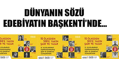 2. ULUSLARARASI ŞİİR VE EDEBİYAT GÜNLERİ 18 EKİM’DE BAŞLIYOR!