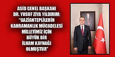  25 ARALIK GAZİANTEP’İN KURTULUŞ GÜNÜ MESAJI