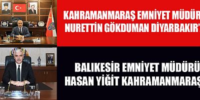 37 İLİN EMNİYET MÜDÜRÜ DEĞİŞTİ