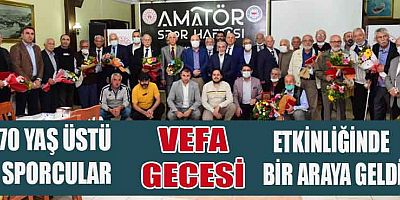  4-10 EKİM AMATÖR SPOR HAFTASI MÜNASEBETİYLE 70 YAŞ ÜSTÜ SPORCULARIMIZA 
