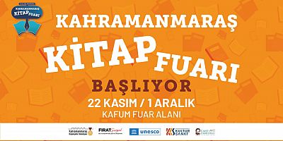 9. ULUSLARARASI KAHRAMANMARAŞ KİTAP FUARI, 22 KASIM’DA KAPILARINI AÇACAK