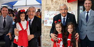 ABDULKADİR KONUKOĞLU MEZUN OLDUĞU İLKOKULDA