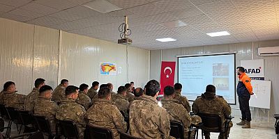 AFAD’DAN TSK PERSONELİNE DEPREMDE ARAMA VE KURTARMA EĞİTİMİ