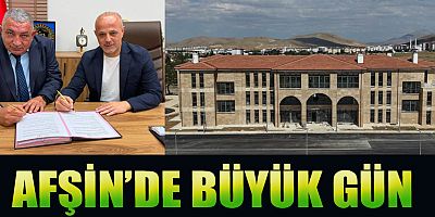 AFŞİN BELEDİYE HİZMET BİNASI KAPILARINI AÇIYOR!