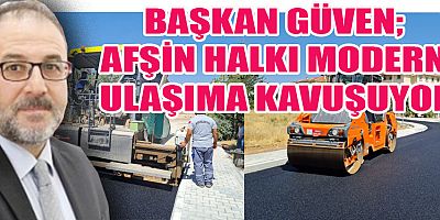 AFŞİN’DE ASFALT ÇALIŞMALARI HIZ KESMEDEN DEVAM EDİYOR