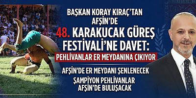 AFŞİN’DE ER MEYDANI ŞENLENECEK