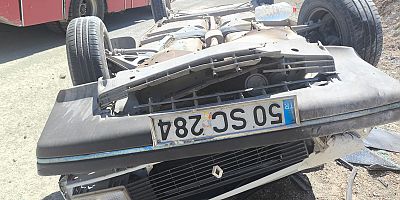 AFŞİN’DE OTOMOBİL TAKLA ATTI: 2 YARALI