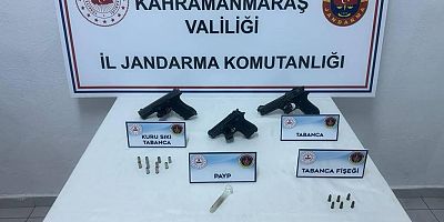 AFŞİN’DE RUHSATSIZ SİLAH ELE GEÇİRİLDİ 