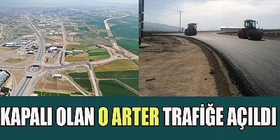 AĞCALI KAVŞAĞI’NDAN HAYVAN PAZARI’NA ULAŞIM SAĞLAYAN ARTER TRAFİĞE AÇILDI