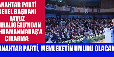 AĞIRALİOĞLU: “PARTİ HEVESİYLE DEĞİL, MEMLEKET MEŞALESİYLE YOLA ÇIKTIK”