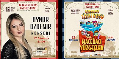 AĞUSTOS FUARI’NDA PERŞEMBE GÜNÜ MÜZİK ZİYAFETİ VE YERLİ ANİMASYON GÖSTERİSİ