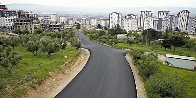 AHIR DAĞI CADDESİ’NİN ASFALTI TAMAM