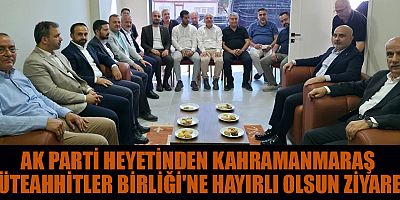 AK PARTİ HEYETİNDEN HAKAN DERELİ VE EKİBİNE HAYIRLI OLSUN ZİYARETİ