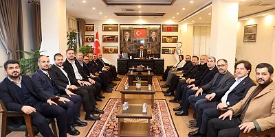 AK PARTİ İL TEŞKİLATINDAN BAŞKAN MEHMET AKPINAR’A ZİYARET