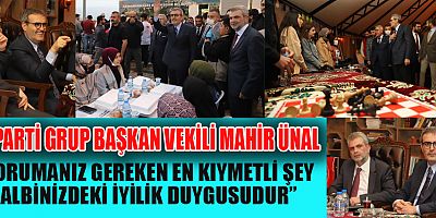 AK PARTİLİ MAHİR ÜNAL, KAHRAMANMARAŞ’TA ÖĞRENCİLERLE İFTARDA BULUŞTU: TÜRKİYE’YE GÜVENİN, GELECEĞİNİZE GÜVENİN