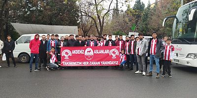AKDENİZ ASLANLARI’NDAN KAHRAMANMARAŞSPOR’A TAM DESTEK!