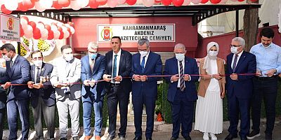 AKDENİZ GAZETECİLER CEMİYETİ’NİN YENİ BÜROSU HİZMETE AÇILDI