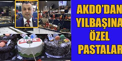 AKDO’DAN YENİ YILA ÖZEL PASTALAR