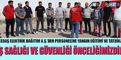 AKEDAŞ ELEKTRİK DAĞITIM A.Ş.’DEN YANGIN TATBİKATI