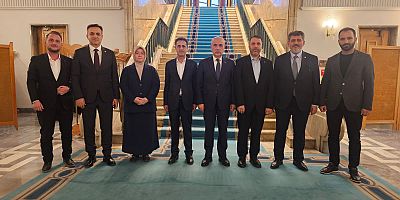AKEDAŞ ELEKTRİK DAĞITIM A.Ş. GENEL MÜDÜRÜ VE BERABERİNDEKİ HEYET TBMM’DE ZİYARETLERDE BULUNDU