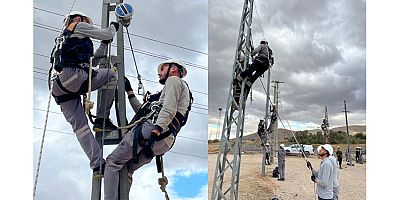 AKEDAŞ’TAN SAHA ÇALIŞANLARINA YÜKSEKTE GÜVENDE ÇALIŞMA EĞİTİMİ