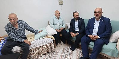 AKPINAR’DAN YANGINDA EVİ ZARAR GÖREN AİLEYE GEÇMİŞ OLSUN ZİYARETİ