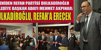 AKPINAR: “MİLLETİMİZE HİZMET ETMEK İÇİN YOLA ÇIKTIK”
