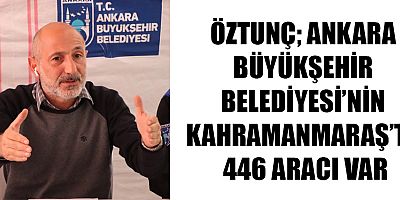 ALİ ÖZTUNÇ: ELİMİZDEN GELEN HER ŞEYİ YAPTIK, YAPMAYA DEVAM EDİYORUZ