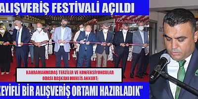 ALIŞVERİŞ FESTİVALİ KAPILARINI ZİYARETÇİLERİNE AÇTI