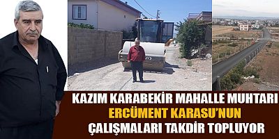 ALKIŞLAR MUHTAR KARASU’YA