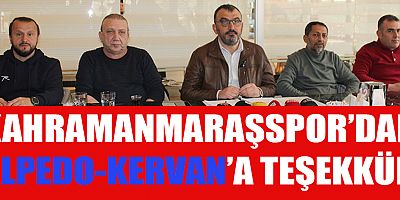 ALPEDO-KERVAN’DAN KAHRAMANMARAŞSPOR’A SÜREKLİ DESTEK