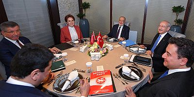  ALTI SİYASİ PARTİ GENEL BAŞKANI BİR ARAYA GELDİ