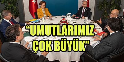 ALTI SİYASİ PARTİ GENEL BAŞKANININ ORTAK AÇIKLAMASI: İŞ BİRLİĞİMİZİ UYUM İÇİNDE SÜRDÜRMEYE KARARLIYIZ