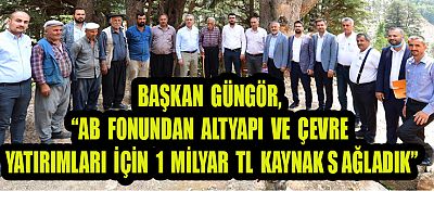  ALTYAPI VE ÇEVRE YATIRIMLARI İÇİN DEV KAYNAK